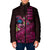 Hawaiian Abstract Sea Turtle Padded Jacket Polynesian Tapa Art and Kakau Tattoo Pink WaterColor - Polynesian Pride