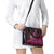 Hawaiian Abstract Sea Turtle Shoulder Handbag Polynesian Tapa Art and Kakau Tattoo Pink WaterColor - Polynesian Pride