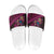 Hawaiian Abstract Sea Turtle Slide Sandals Polynesian Tapa Art and Kakau Tattoo Pink WaterColor - Polynesian Pride