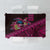 Hawaiian Abstract Sea Turtle Tablecloth Polynesian Tapa Art and Kakau Tattoo Pink WaterColor - Polynesian Pride