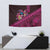 Hawaiian Abstract Sea Turtle Tapestry Polynesian Tapa Art and Kakau Tattoo Pink WaterColor - Polynesian Pride