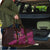 Hawaiian Abstract Sea Turtle Travel Bag Polynesian Tapa Art and Kakau Tattoo Pink WaterColor - Polynesian Pride