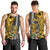 Hawaii Island Men Tank Top Hawaiian Warrior and Kakau Symbols Abstract Tattoo LT03 - Polynesian Pride