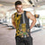 Hawaii Island Men Tank Top Hawaiian Warrior and Kakau Symbols Abstract Tattoo LT03 - Polynesian Pride