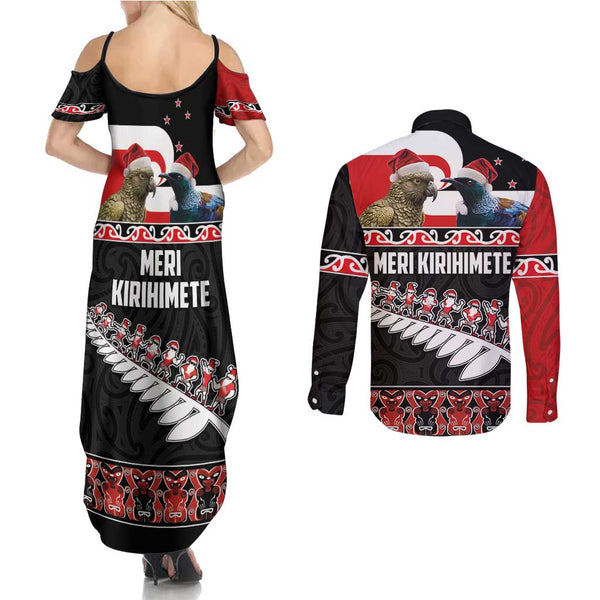 New Zealand Aotearoa Meri Kirihimete Long Sleeve Shirt Maori Kiwi Christmas LT9 main image 0
