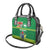 Cook Islands Meri Kiritimiti Shoulder Handbag Christmas Turtle - Cooks Islands Emblems and Polynesian Art Pattern