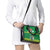 Cook Islands Meri Kiritimiti Shoulder Handbag Christmas Turtle - Cooks Islands Emblems and Polynesian Art Pattern