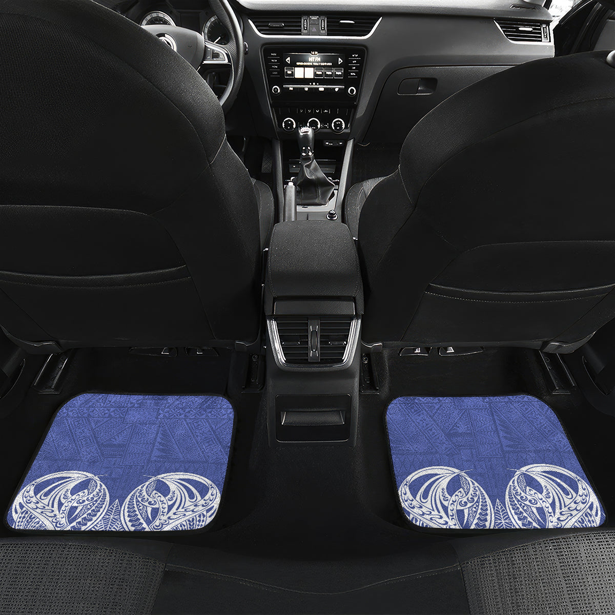 Tonga Apifoou School Car Mats Ngatu and Polynesian Pattern LT03 - Polynesian Pride