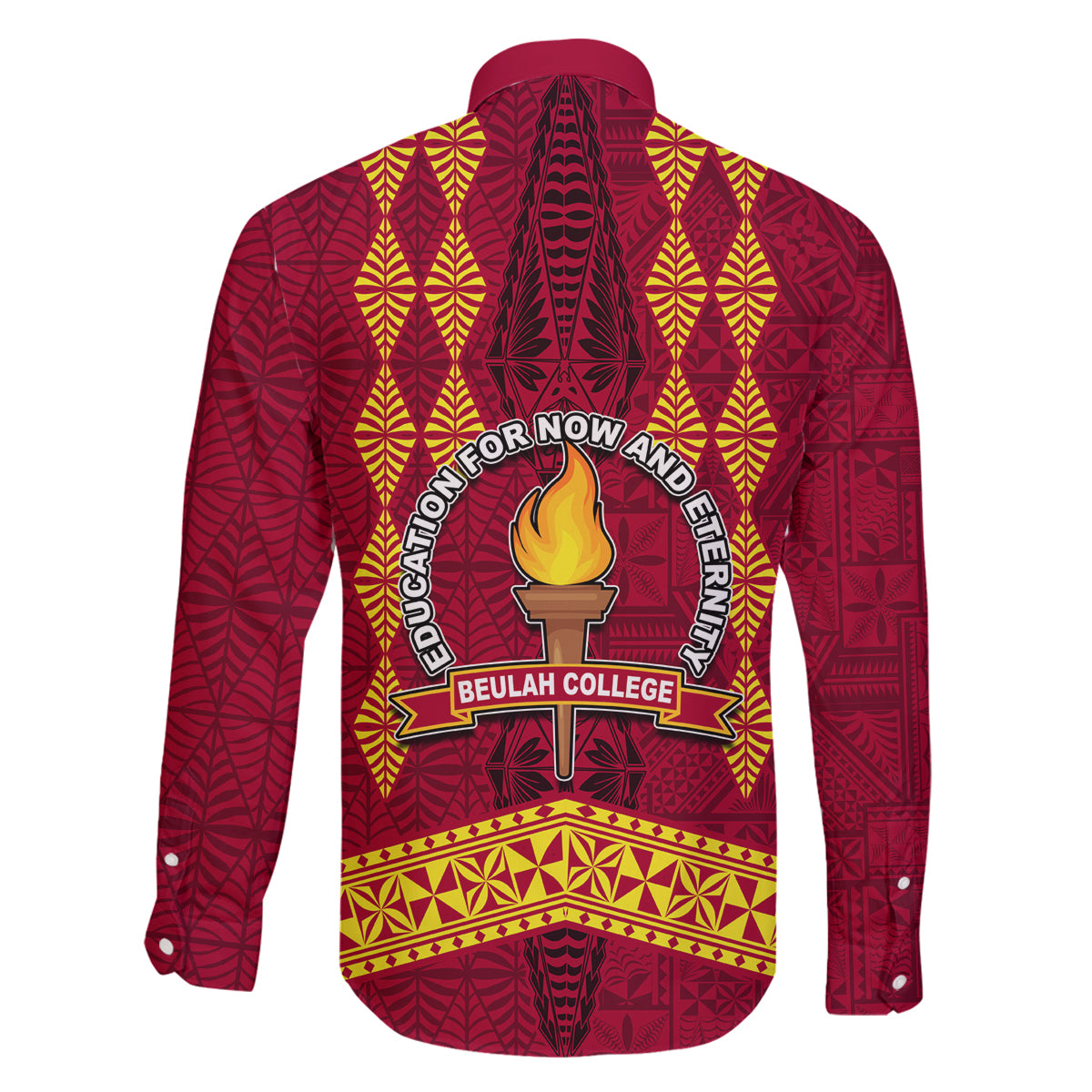 Tonga Beulah College Family Matching Mermaid Dress and Hawaiian Shirt Ngatu and Polynesian Pattern LT03 - Polynesian Pride