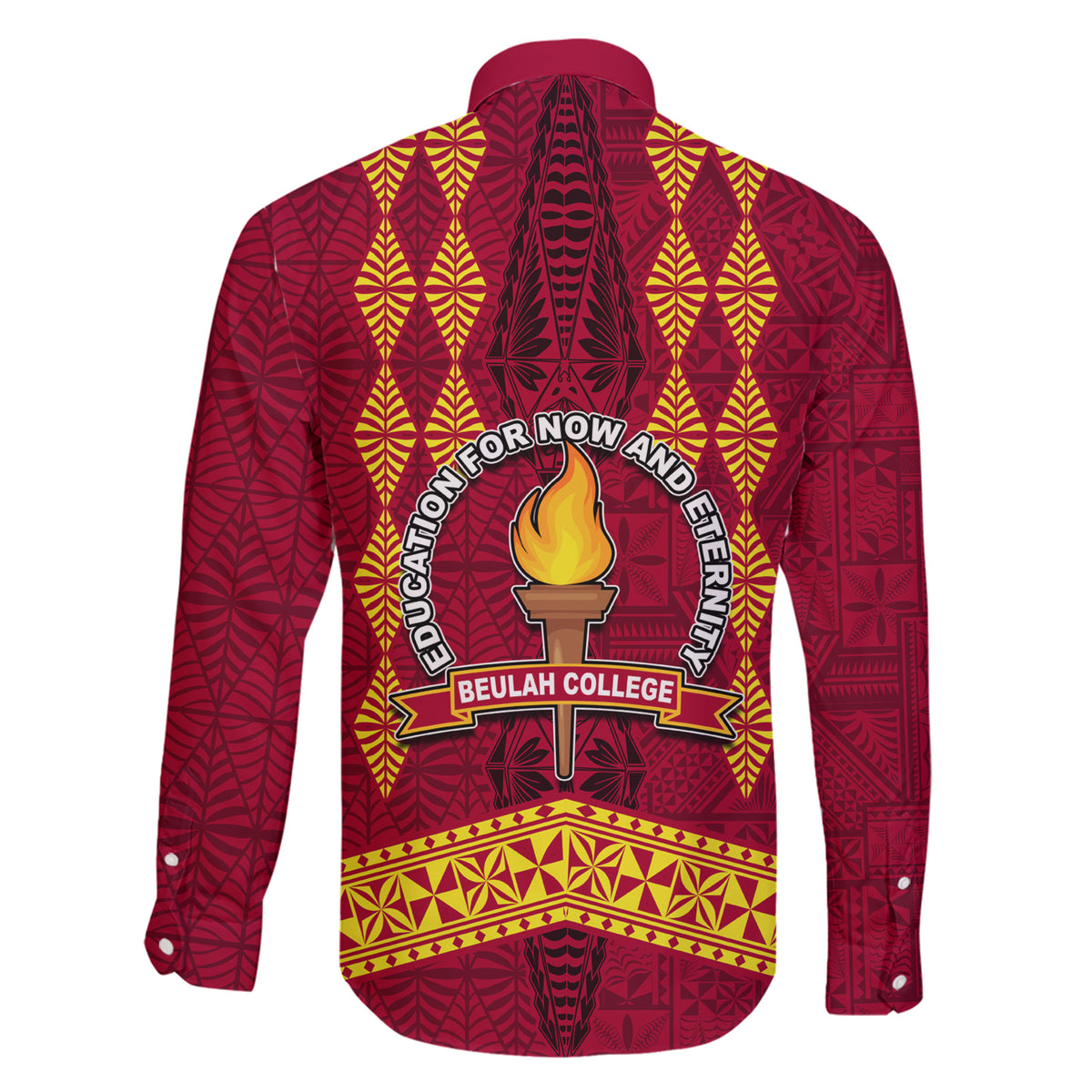 Tonga Beulah College Family Matching Short Sleeve Bodycon Dress and Hawaiian Shirt Ngatu and Polynesian Pattern LT03 - Polynesian Pride