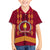 Tonga Beulah College Kid Hawaiian Shirt Ngatu and Polynesian Pattern LT03 Kid Red - Polynesian Pride