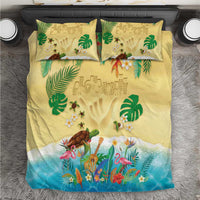 Hawaiian Alohawaii Bedding Set Tropical Plants and Animals on The Beach - Polynesian Pride
