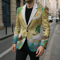 Hawaiian Alohawaii Blazer Tropical Plants and Animals on The Beach - Polynesian Pride