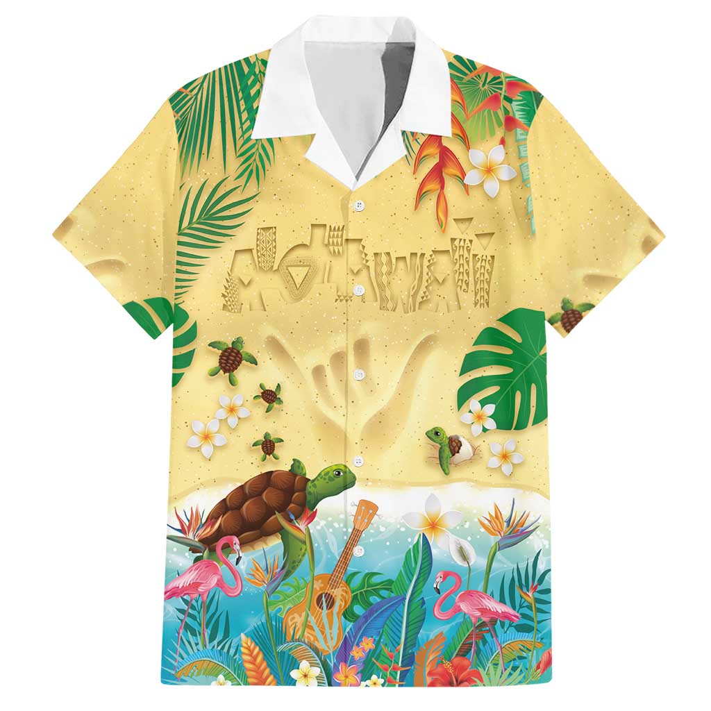 Hawaiian Alohawaii Hawaiian Shirt Tropical Plants and Animals on The Beach - Polynesian Pride