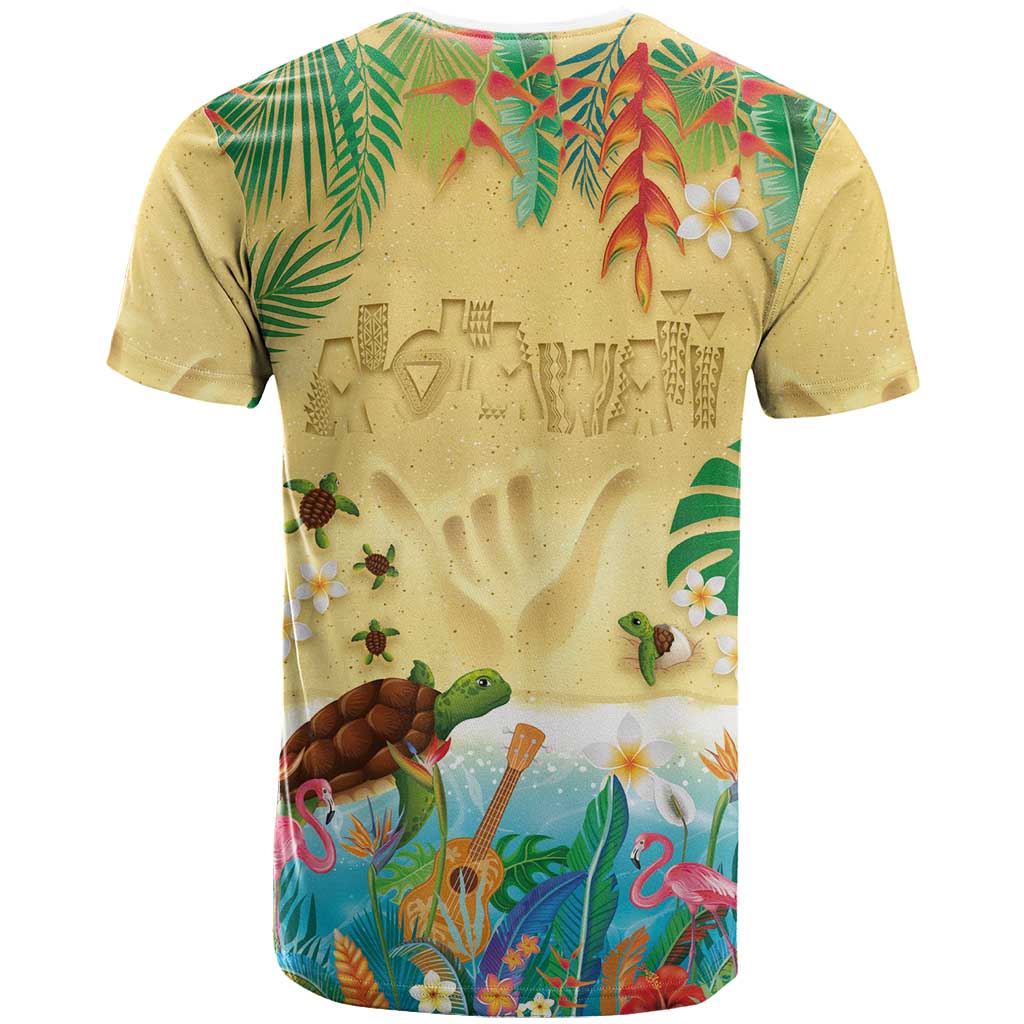 Hawaiian Alohawaii T Shirt Tropical Plants and Animals on The Beach LT03 - Polynesian Pride