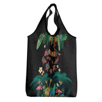 Hawaiian Alohawaii Grocery Bag Tribal Sea Animals Tattoo and Tropical Plants - Polynesian Pride