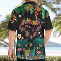 Hawaiian Alohawaii Hawaiian Shirt Tribal Sea Animals Tattoo and Tropical Plants - Polynesian Pride