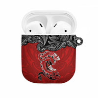 Aotearoa Toitu Te Tiriti AirPods Case Taniwha Tribal Motifs