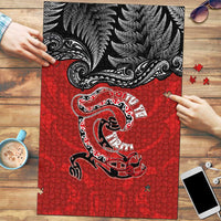 Aotearoa Toitu Te Tiriti Puzzle Taniwha Tribal Motifs