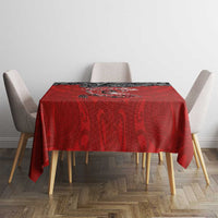 Aotearoa Toitu Te Tiriti Tablecloth Taniwha Tribal Motifs