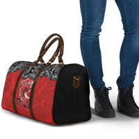 Aotearoa Toitu Te Tiriti Travel Bag Taniwha Tribal Motifs