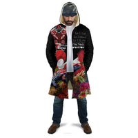 Aotearoa Toitu Te Tiriti Cloak Waitangi-Honour The Treaty NZ Tuatara and Plants