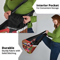 Aotearoa Toitu Te Tiriti Grocery Bag Waitangi-Honour The Treaty NZ Tuatara and Plants