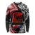 Tonga and New Zealand ANZAC Day Long Sleeve Shirt Gallipoli Lest We Forget Ngatu Art Tribal and Maori Tattoo with Fern LT03