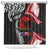 Tonga and New Zealand ANZAC Day Shower Curtain Gallipoli Lest We Forget Ngatu Art Tribal and Maori Tattoo with Fern LT03