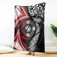 Tonga and New Zealand Together Blanket Ngatu Art Tribal Maori Tattoo and Silver Fern
