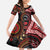 Tonga and Australia Together Family Matching Puletasi and Hawaiian Shirt Ngatu Art Tribal Aboriginal Tattoo Pattern