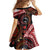 Tonga and Australia Together Family Matching Puletasi and Hawaiian Shirt Ngatu Art Tribal Aboriginal Tattoo Pattern