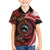 Tonga and Australia Together Kid Hawaiian Shirt Ngatu Art Tribal Aboriginal Tattoo Pattern