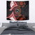 Tonga and Australia Together Tapestry Ngatu Art Tribal Aboriginal Tattoo Pattern