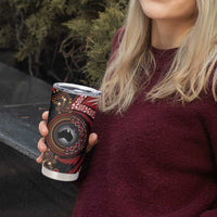 Tonga and Australia Together Tumbler Cup Ngatu Art Tribal-Aboriginal Tattoo Pattern
