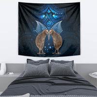 New Zealand Maori Matariki Tapestry Hongi Kiwi Bird and Silver Fern LT03