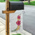 Hawaiian Plumeria and Hibiscus Garden Flag White Mode