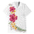 Hawaiian Plumeria and Hibiscus Hawaiian Shirt White Mode