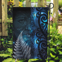 New Zealand Matariki Garden Flag The Tribal Maori Face and Silver Fern