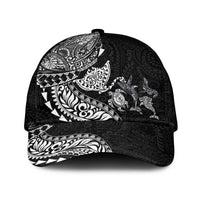 Hawaiian Kakau Tribal Sea Animals Tattoos Classic Cap Black Color
