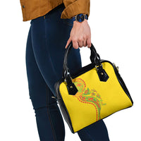 Hawaiian Kakau Tribal Sea Animals Tattoos Shoulder Handbag Kanaka Maoli Flag Color Inspired LT03 - Polynesian Pride