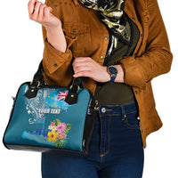 Personalised Tuvalu Independence Day Shoulder Handbag Tuvaluan Tribal Flag Style LT03 - Polynesian Pride
