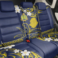 Niue Independence Day Back Car Seat Cover Hiapo Pattern Fiti Pua and Uga