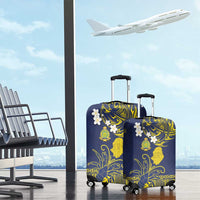 Niue Independence Day Luggage Cover Hiapo Pattern Fiti Pua and Uga LT03 - Polynesian Pride