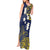 Niue Independence Day Tank Maxi Dress Hiapo Pattern Fiti Pua and Uga