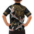 Hawaii and Japanese Together Family Matching Summer Maxi Dress and Hawaiian Shirt Cranes Birds with Kakau Pattern