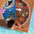 Fiji and Australia Together Beach Blanket Fijian Tapa Plants with Kangaroo and Aboriginal - Polynesian Pride