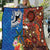 Fiji and Australia Together Quilt Fijian Tapa Plants with Kangaroo and Aboriginal - Polynesian Pride