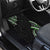Traditional Art Hawaiian Kakau Tattoos Car Mats Green Color - Polynesian Pride