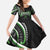 Traditional Art Hawaiian Kakau Tattoos Family Matching Puletasi and Hawaiian Shirt Green Color - Polynesian Pride